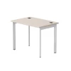 254S001GU9003 Стол прямой Everprof EVO (ЭВО) на металлокаркасе 980х670х755 мм опоры 45гр Кашемир/Белый 254S001GU9003