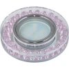 DLS-P102 GU5.3 CHROME/PINK Встраиваемый точечный светильник Fametto Peonia DLS-P102 GU5.3 CHROME/PINK (220V, круглые)