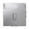 GAL000314S Выключатель карточный (алюминий) Systeme Electric GAL000314S