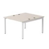 254S018GU9003 Бенч-система на 2 места Everprof EVO (ЭВО) на металлокаркасе 1180х670(1370)x755 Кашемир/Белый 254S018GU9003