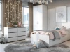 539293 Кровать Woodville Валенсия комплектация 3 белый текстурный