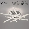 85490-0.3-06 CR Потолочная люстра светодиодная на штанге с пультом с регулировкой цветовой температуры и яркости с ночным режимом Reluce 85490-0.3-06 CR