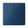 GAL001151 Выключатель двухклавишный (аквамарин) Systeme Electric GAL001151