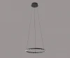 08557-40,19 Подвесной светильник диммируемый Kink Light Магни 08557-40,19 черный Led 18W с пультом ДУ (220V, на тросе, кольцо)
