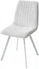 628M03802 Обеденный стул M-City ELVIS WZ2042-19 галечный серый/ белый каркас
