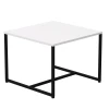 254S024W39005/ Стол журнальный Everprof EVO (ЭВО) 604х604х460 Белый/Черный 254S024W39005/