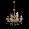 ELIZABETH SP8+4 BRASS Подвесная люстра Crystal Lux ELIZABETH SP8+4 BRASS