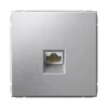 GAL000383 Розетка Ethernet RJ-45 (алюминий) Systeme Electric GAL000383