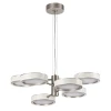 5451/99L Подвесна люстра светодиодная Odeon Light Riviera 5451/99L белый/никель/металл/керамика/акрил LED 99W 2000К/3000K/4000K
