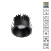 359862 Светильник встраиваемый с переключателем цв. температуры Novotech Brillo 359862 черный IP20 LED 7W 100-265V 3000К/4000К/6000К