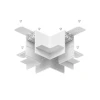 TR2114-WH Коннектор трека Denkirs SMART X-образный TR2114-WH