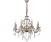 BARLETTA 1730.8 coffe gold Подвесная люстра Lucia Tucci Barletta 1730.8 coffe gold (220V, хрусталь K10, на цепи, подсвечник, свеча)