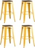 УТ000038374 Стул барный TOLIX WOOD желтый 4 шт Stool Group (арт.УТ000038374)