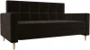 121867 Диван прямой Лига-038 (Коричневый/Микровельвет) Лига Диванов арт.121867