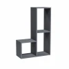 00-00274006 Гостиная Гира навесная полка ГН-2 графит серый ТЭКС 00-00274006