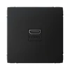 GAL001080 Розетка HDMI (карбон) Systeme Electric GAL001080