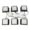 ULP-1010 42W/4000К IP40 GRILYATO OPAL BLACK KIT06 Светильник светодиодный потолочный встраиваемый, комплект из 6 штук. 4000K, для ячеек 100x100мм, в комплекте с и/п Uniel Grilyato Mini ULP-1010 42W/4000К IP40 GRILYATO OPAL BLACK KIT06