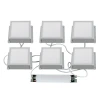 ULP-1010-42W/4000K IP54 GRILYATO OPAL WHITE KIT06 Светильники светодиодные потолочные встраиваемые, комплект из 6 штук 4000K для ячеек 100x100мм в комплекте с и/п Uniel Grilyato Opal ULP-1010-42W/4000K IP54 GRILYATO OPAL WHITE KIT06