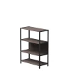 254H010DK9005 Стеллаж металлический средний Everprof EVO (ЭВО) 830х385x1120 Дуб Пасадена/Черный 254H010DK9005