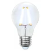 LED-A60-8W/NW/E27/CL GLA01TR картон Лампочка светодиодная шар прозрачная E27 8W 4000K Uniel LED-A60-8W/NW/E27/CL GLA01TR