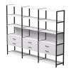 254ST9W39005 Набор стеллажных систем №9 Everprof EVO (ЭВО) 2440x385x1840 Белый/Черный 254ST9W39005