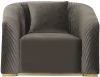 102AN-KRES-9161-TSE Кресло Garda Decor 102AN-KRES-9161-TSE (Золото/Темно-серый)