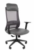 CHAIRMAN 500 ЛТ (LT) ЭКО Офисное кресло Chairman 500LT Россия экокожа серый/TW-04 серый 7187913