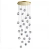 5085/120L Потолочная каскадная люстра Odeon Light Jemstone 5085/120L золото/прозрачный/металл/акрил LED 120W 4000K 5500Лм (220V, на проводе)