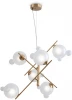 FR5374PL-06BS Подвесной светильник Freya Flaty FR5374PL-06BS (220V, на тросе, молекулы)