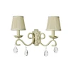 BARI W370.2 CREAM WHITE Бра Lucia Tucci Bari BARI W370.2 CREAM WHITE с подвесками