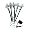 USL-S-832/PM030 FAIRY MUSHROOMS SET25 Садовый светильник на солнечной батарее «Волшебные грибы», в комплекте из 25 штук. 25 светодиодов, 1*АA Ni-Mh аккумулятор в/к. IP44. Uniel USL-S-832/PM030 FAIRY MUSHROOMS SET25