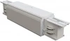 TRA005C-31W Коннектор прямой Trinity белый (трехфазный) Maytoni Technical TRA005C-31W (220V)