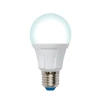 LED-A60 10W/4000K/E27/FR/DIM PLP01WH картон Лампочка светодиодная шар белая E27 10W 4000K Uniel LED-A60 10W/4000K/E27/FR/DIM PLP01WH