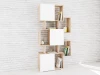 00-00023510 Стеллаж ТЭКС Ромео-9, дуб сонома/белый