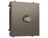 MS643050 Комплект механизма ТВ-розетки SAT (Темная бронза матовый) Ambrella Volt QUANT PRO MS643050