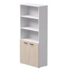 254H003W3/DY Шкаф полузакрытый Everprof EVO (ЭВО) 800х383x1835 Белый/Дуб Соната 254H003W3/DY