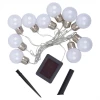 USL-S-126/PT1800 FROST BULBS Садовая гирлянда на солнечной батарее «Матовые лампочки». 10 светодиодов, 1*АА Ni-Mh аккумулятор в/к. IP44 Uniel USL-S-126/PT1800 FROST BULBS