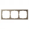 GAL000503 Рамка на 3 поста (шампань) Systeme Electric GAL000503