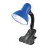 TLI-206 Blue. E27 Интерьерная настольная лампа на прищепке Uniel TLI-206 Blue. E27 (220V, выключатель)