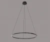 08557-80,19 Подвесной светильник диммируемый Kink Light Магни 08557-80,19 черный Led 35W с пультом ДУ (220V, на тросе, кольцо)