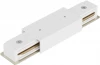 TRA001CB-11W Прямой коннектор питания с вводом питания Unity (однофазный) белый Maytoni Accessories for tracks Unity TRA001CB-11W (220V)