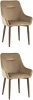 УТ000037398 Стул Диана велюр бежевый 2 шт Stool Group (арт.УТ000037398)
