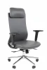 CHAIRMAN 500 ЛЮКС (LUX) ЭКО Офисное кресло Chairman 500LUX Россия экокожа cерый 7184505