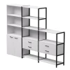 254ST12W39005 Набор стеллажных систем №12 Everprof EVO (ЭВО) 2435x385x1840 Белый/Черный 254ST12W39005