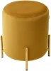628M04398 Пуф для гостиной RICE BLUVEL-68 YELLOW / GOLD М-City