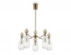 LH53286 Потолочная люстра на штанге с травертином Ambrella Ceramo Modern LH53286