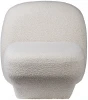 ZW-23126 Кресло Albano букле белое 78*79*76см Garda Decor арт.ZW-23126