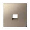 GAL000584 Накладка для компьютерной/телефонной розетки RJ-45/RJ-11 (шампань) Systeme Electric GAL000584