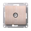 GSL001593 ТВ-розетка оконечная (сосна) Systeme Electric GSL001593