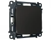 MO801050 Комплект механизма 1-кл выключателя с самовозвратом Ambrella Volt OMEGA MO801050 Черный матовый QUANT (OP8010, VM113)